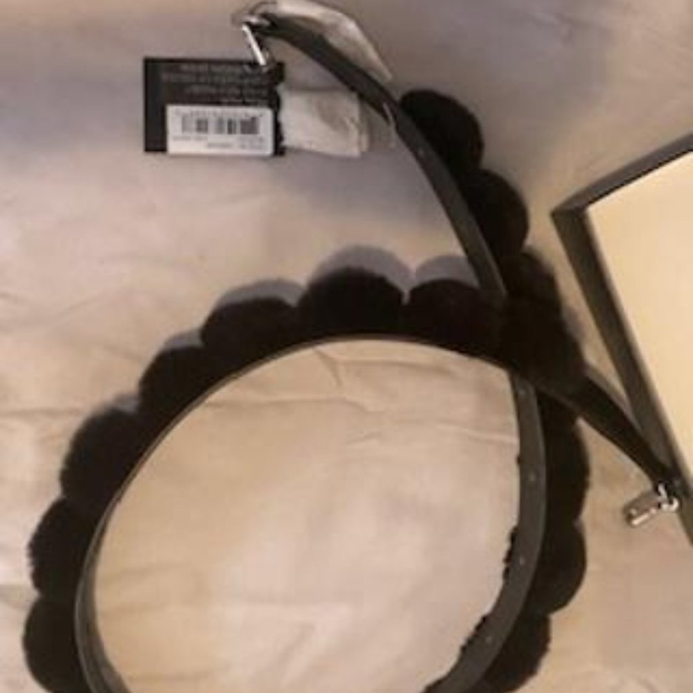Alexander Wang Pom Pom Leather w/ Rabbit Fur Bag Strap - Strap Only!